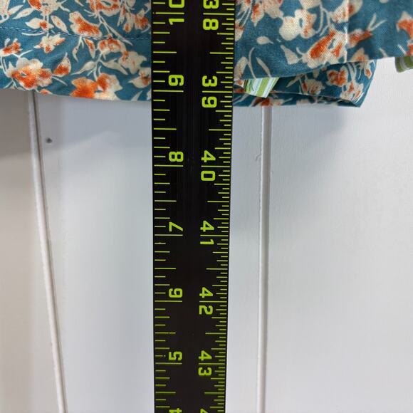 Handmade Cottage Prairie Trad‎ Wife Faux Wrap Midi Dress Size L Peasant Tassels - Picture 10 of 10